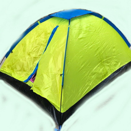 Палатка туристическая Велс-2 однослойная, 190*140*110 см, цвет микс